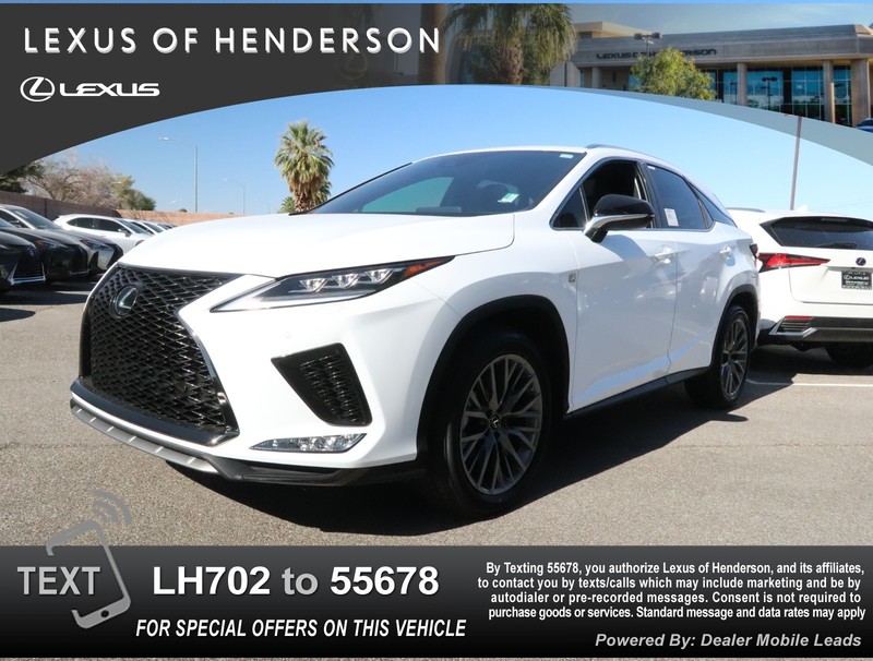 New 2020 Lexus Rx 350 F Sport Performance Rx 350 F